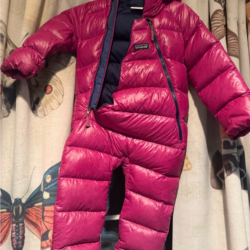 Pink Patagonia Puffer Snowsuit